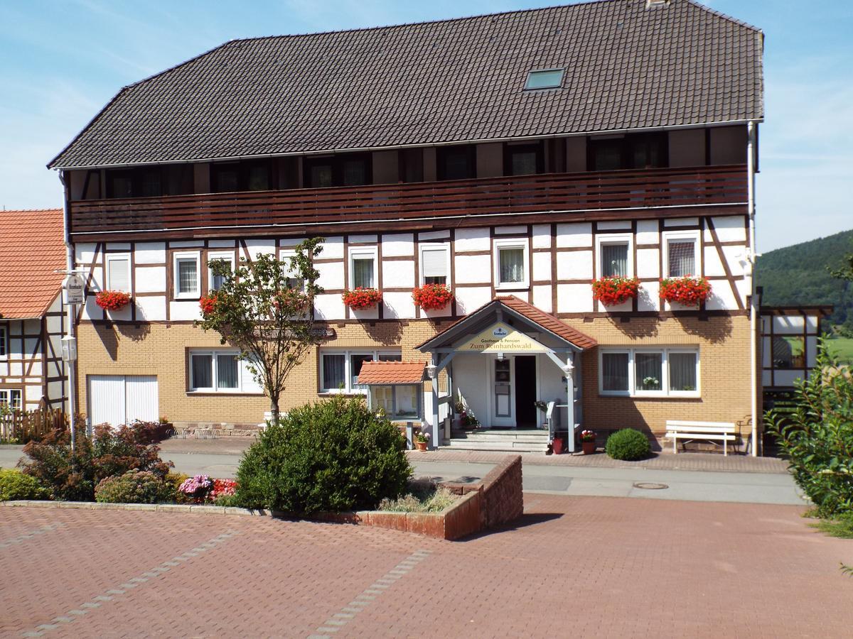 Hotel Garni Zum Reinhardswald Gewissenruh Exterior photo
